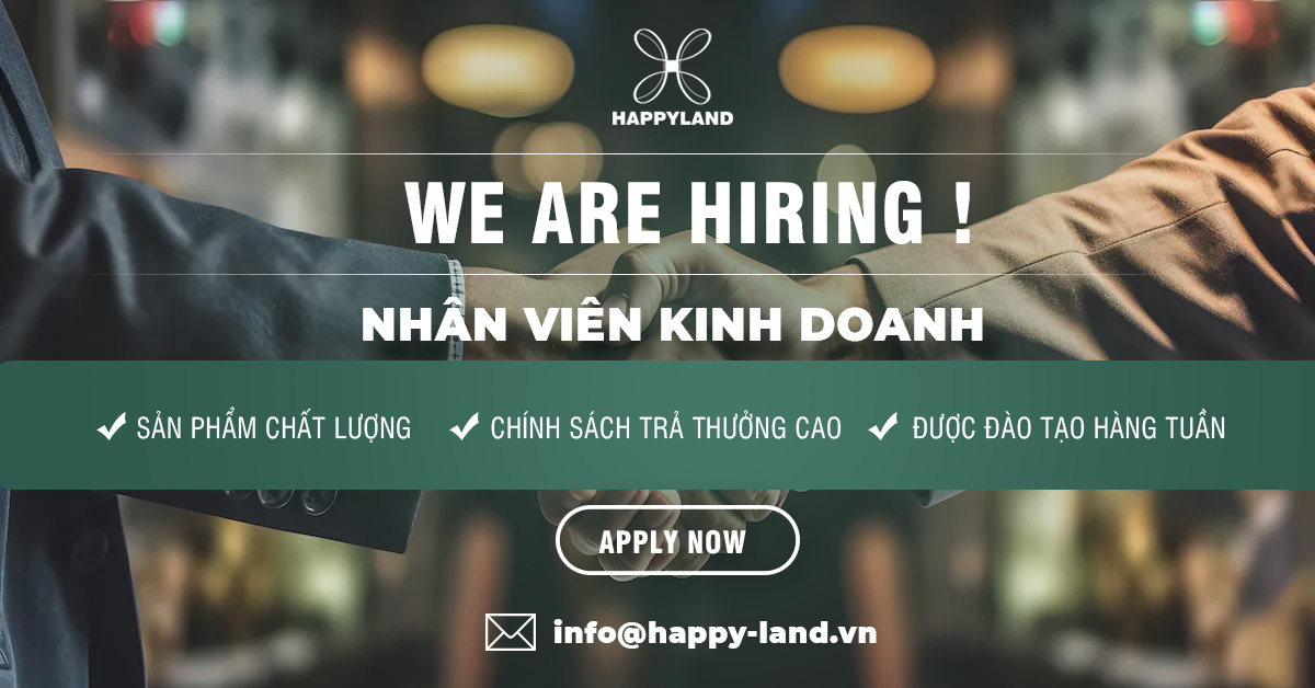 HappyLand tuyển dụng