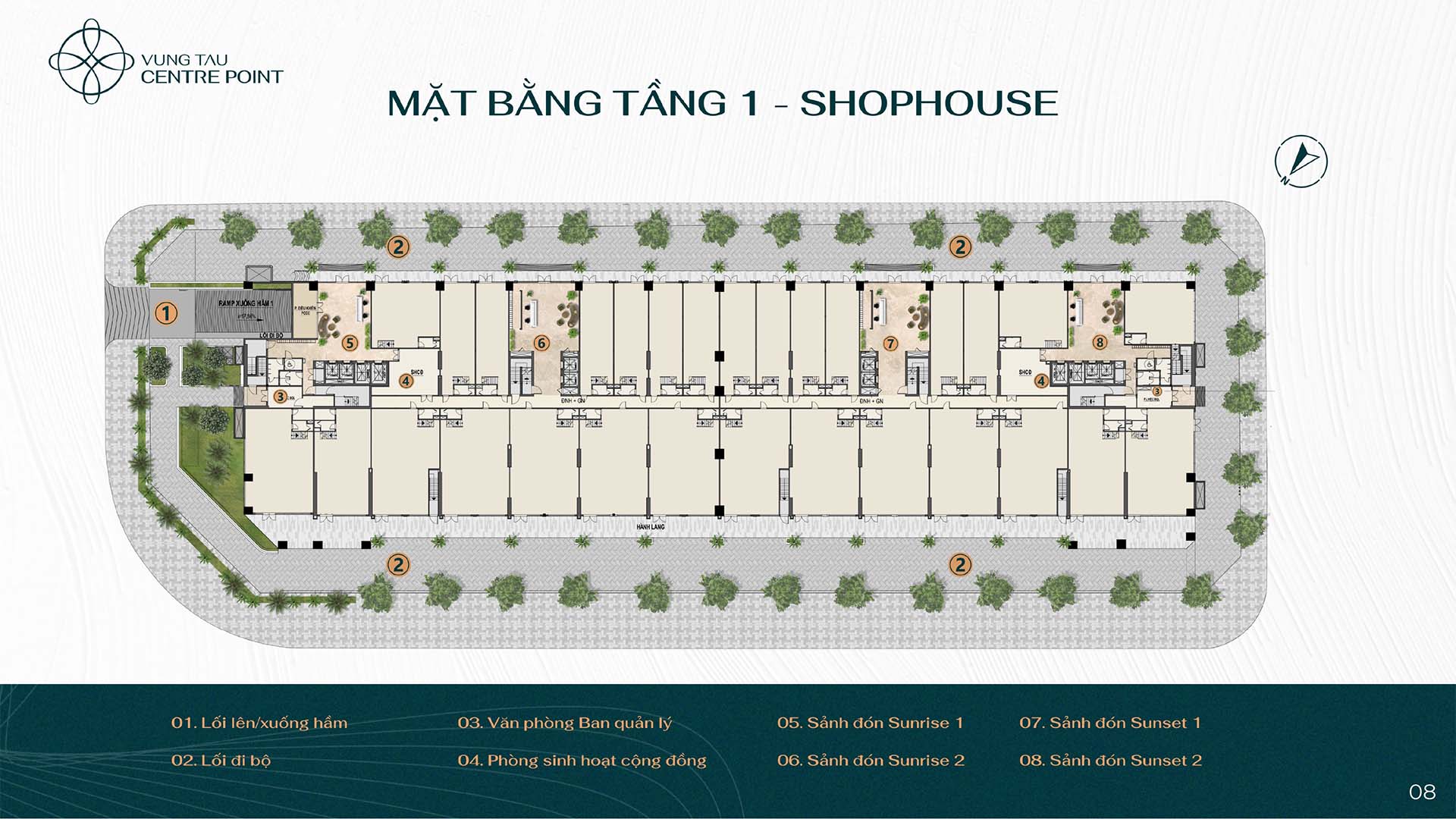 Mặt bằng dự án Vũng Tàu Centre Point