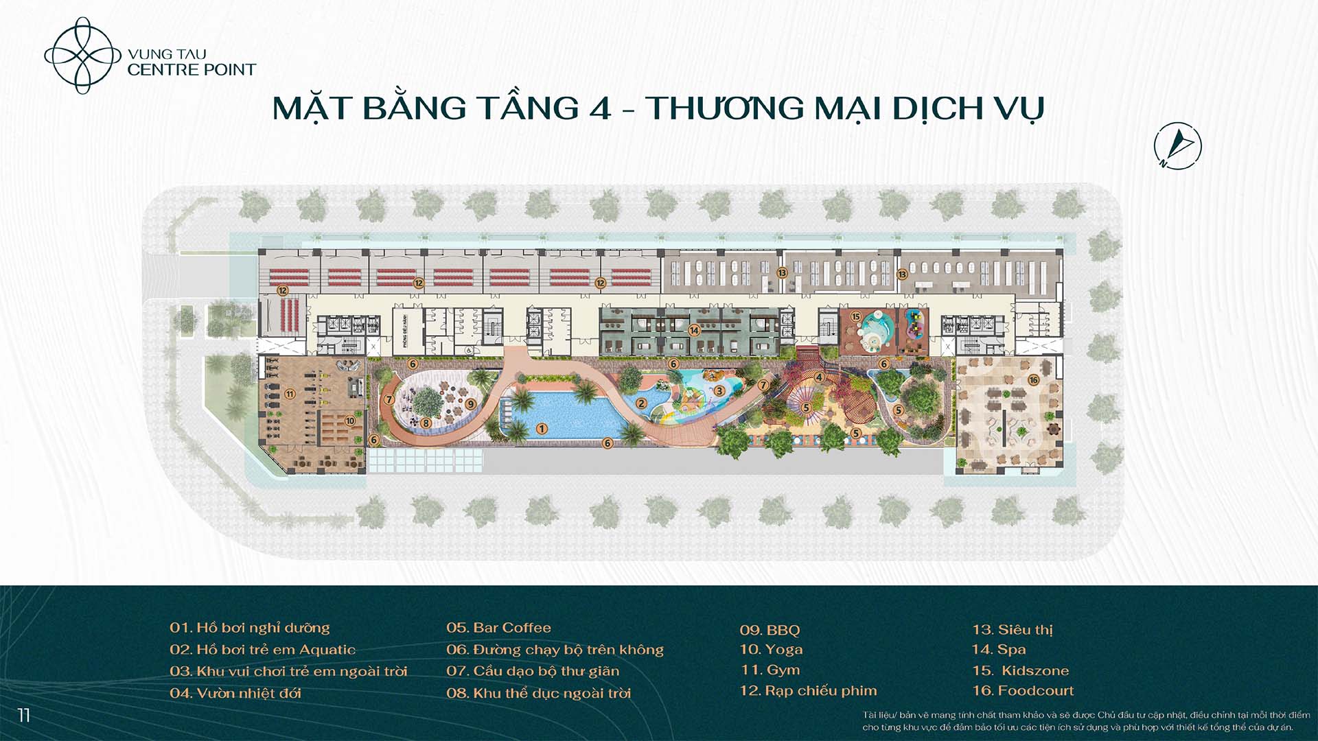 Mặt bằng dự án Vũng Tàu Centre Point