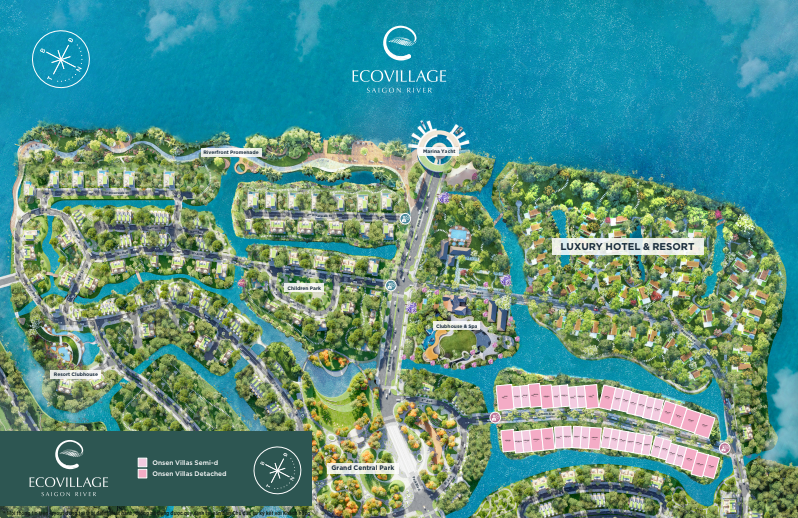 Mặt bằng dự án Eco Village Saigon River